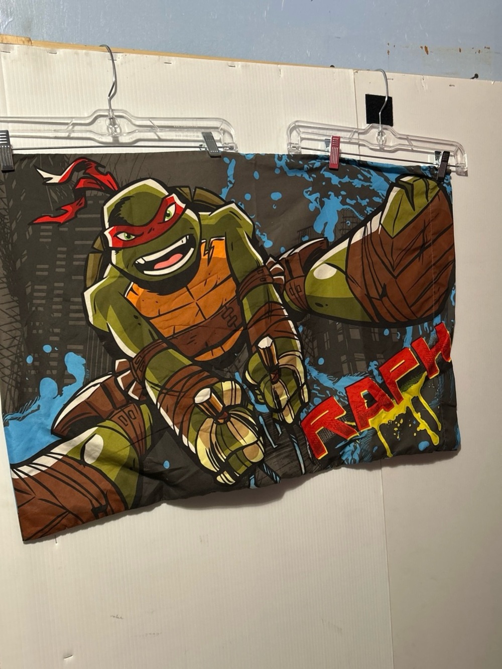Nickelodeon Teenage Mutant Ninja Turtles Raphael Green Red Blue Bedding